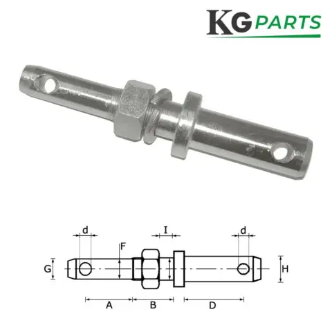 Double pins tool attachment