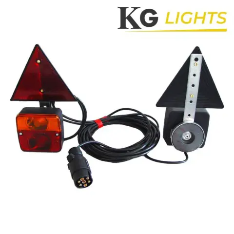 Kit illuminazione con magnete posteriore con triangoli