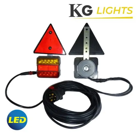 LED-Beleuchtungsset mit Heckmagnet mit Dreiecken