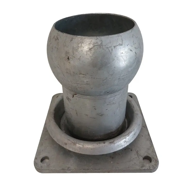 Male with galvanized flange