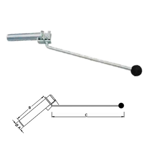 Pins with lever
