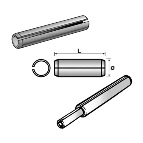 Goupilles à ressort grossier