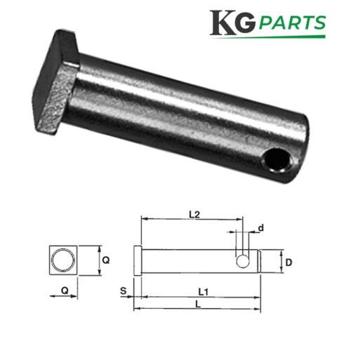 Galvanized pins