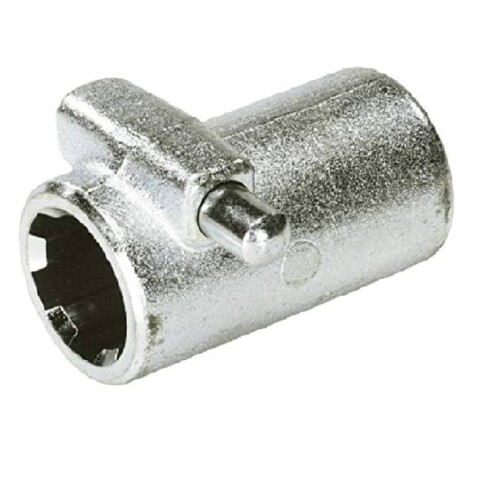 Boussole rainurée avec bouton