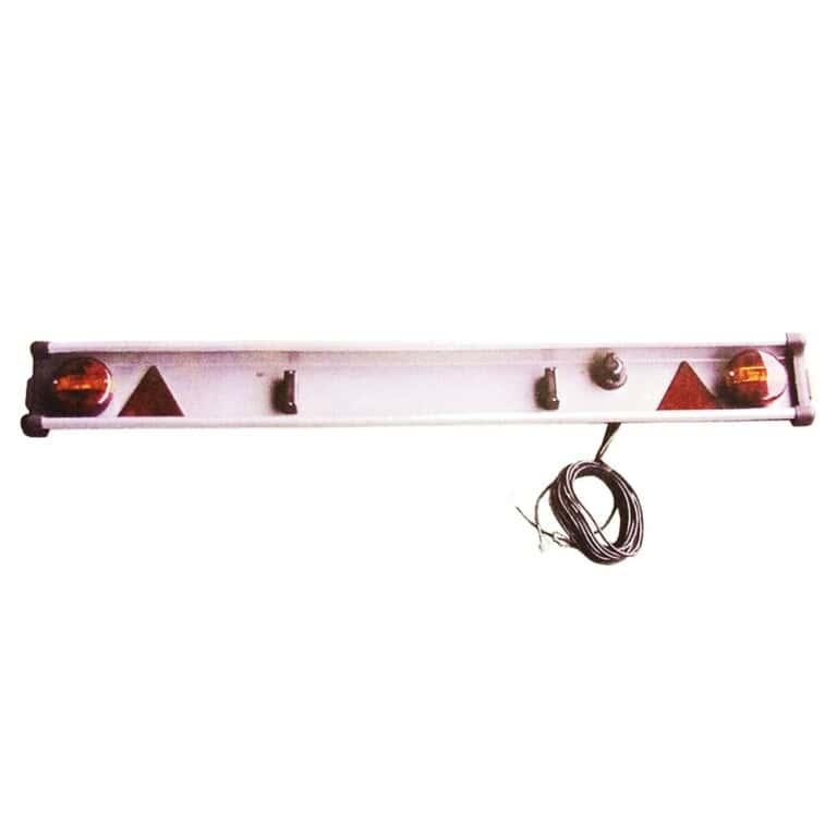 "TIR" type bumper made of galvanized sheet metal