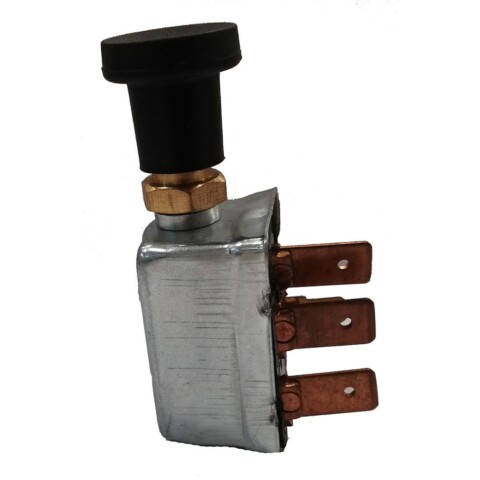Commutateur d'allumage bouchon chauffant (poussoir) 4 bornes