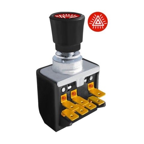 Interrupteur de feux de détresse FIAT, STEYR, MASSEY FERGUSON