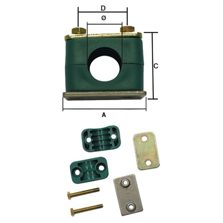 Blocs d'arrêt pour tuyaux