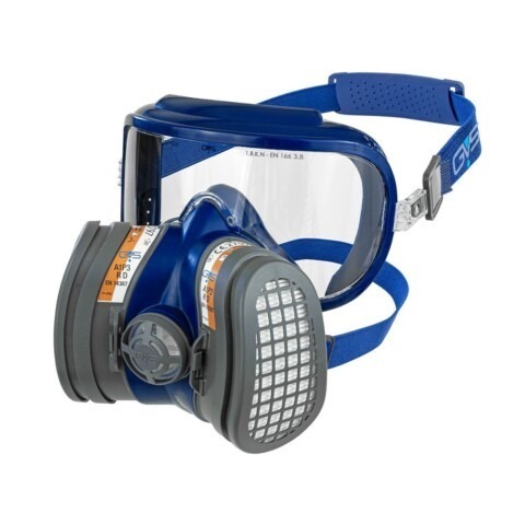 Maschera ELIPSE INTEGRA con visiera e filtri sostituibili A1 P3