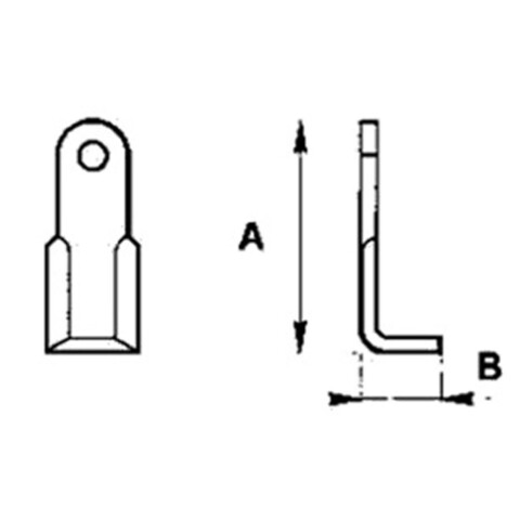 NOBILI - BMG L-blade knife square 05 17157-255001