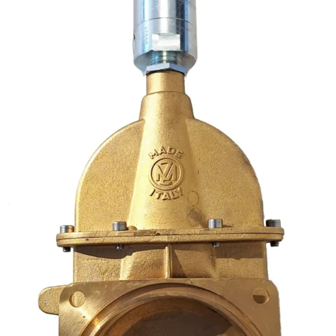 Obturateur MZ avec vérin à gaz version courte