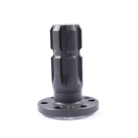 Arbre cannelé avec adaptateur à bride en acier SAME-DEUTZ